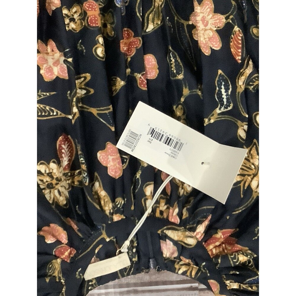 Ulla Johnson Cybil Odessa Silk Floral Puff sleeves Midi Dress Sze 6 NWT - Picture 8 of 13
